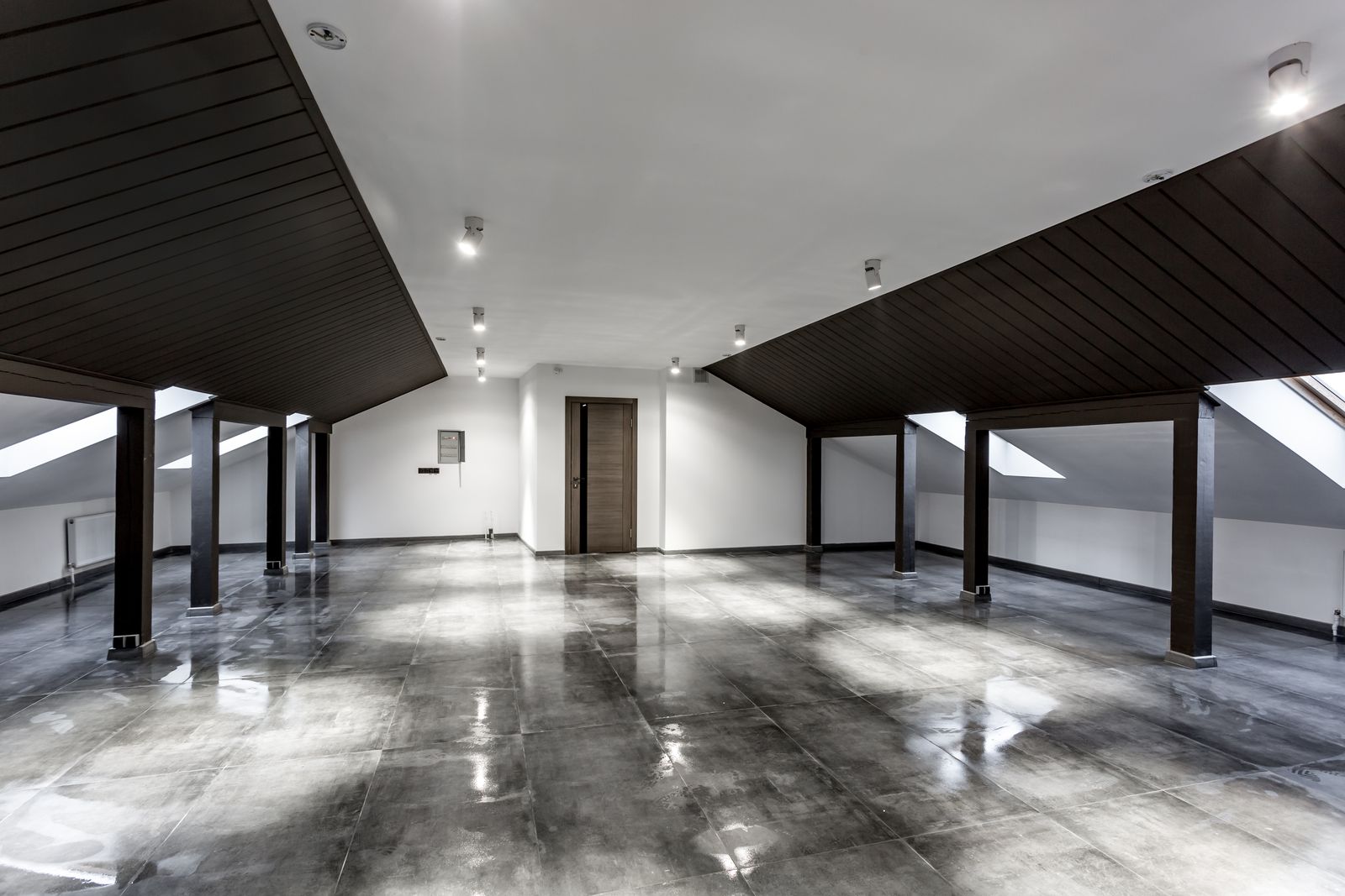 Metallic epoxy floor finish