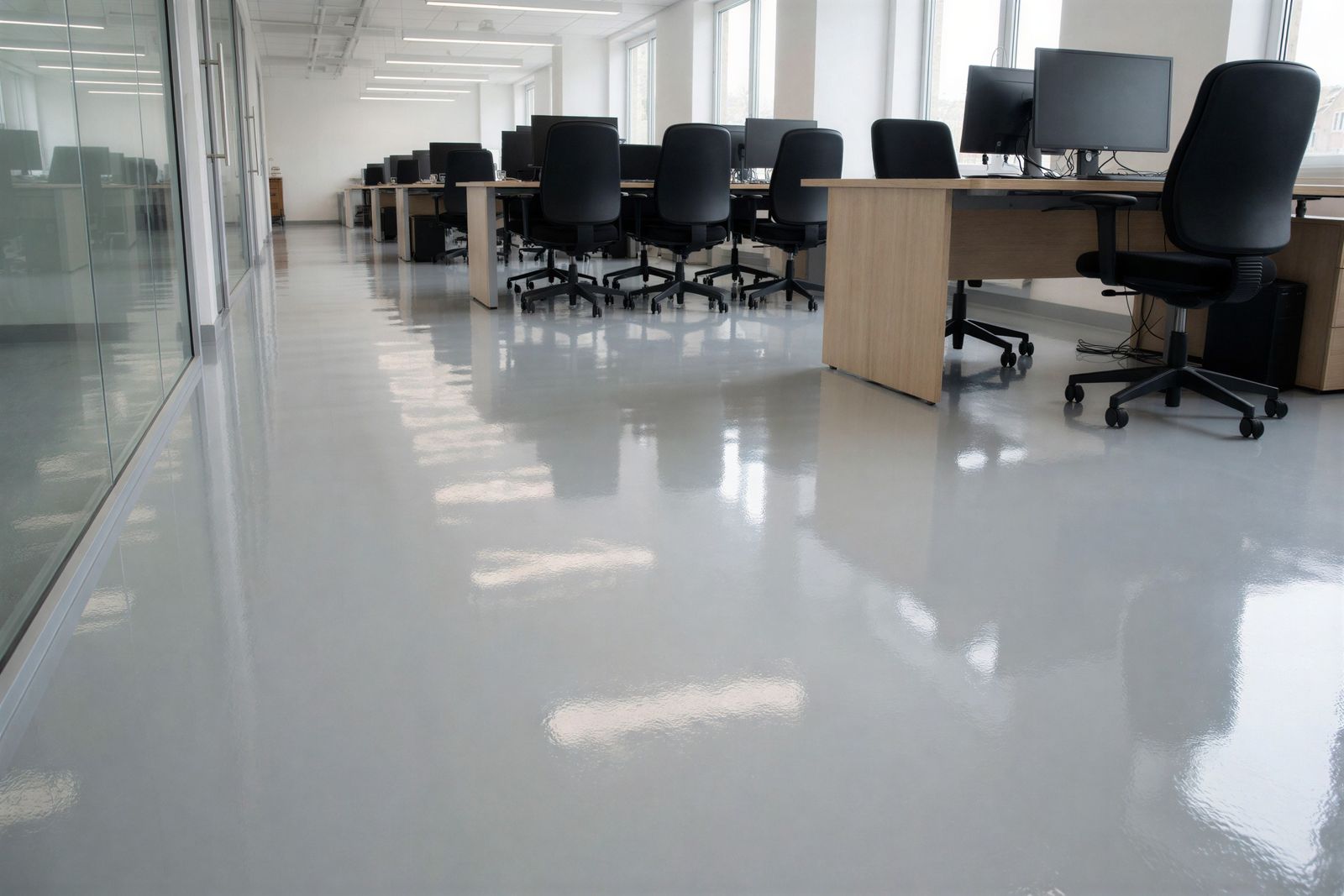 Commercial Epoxy Flooring finish options